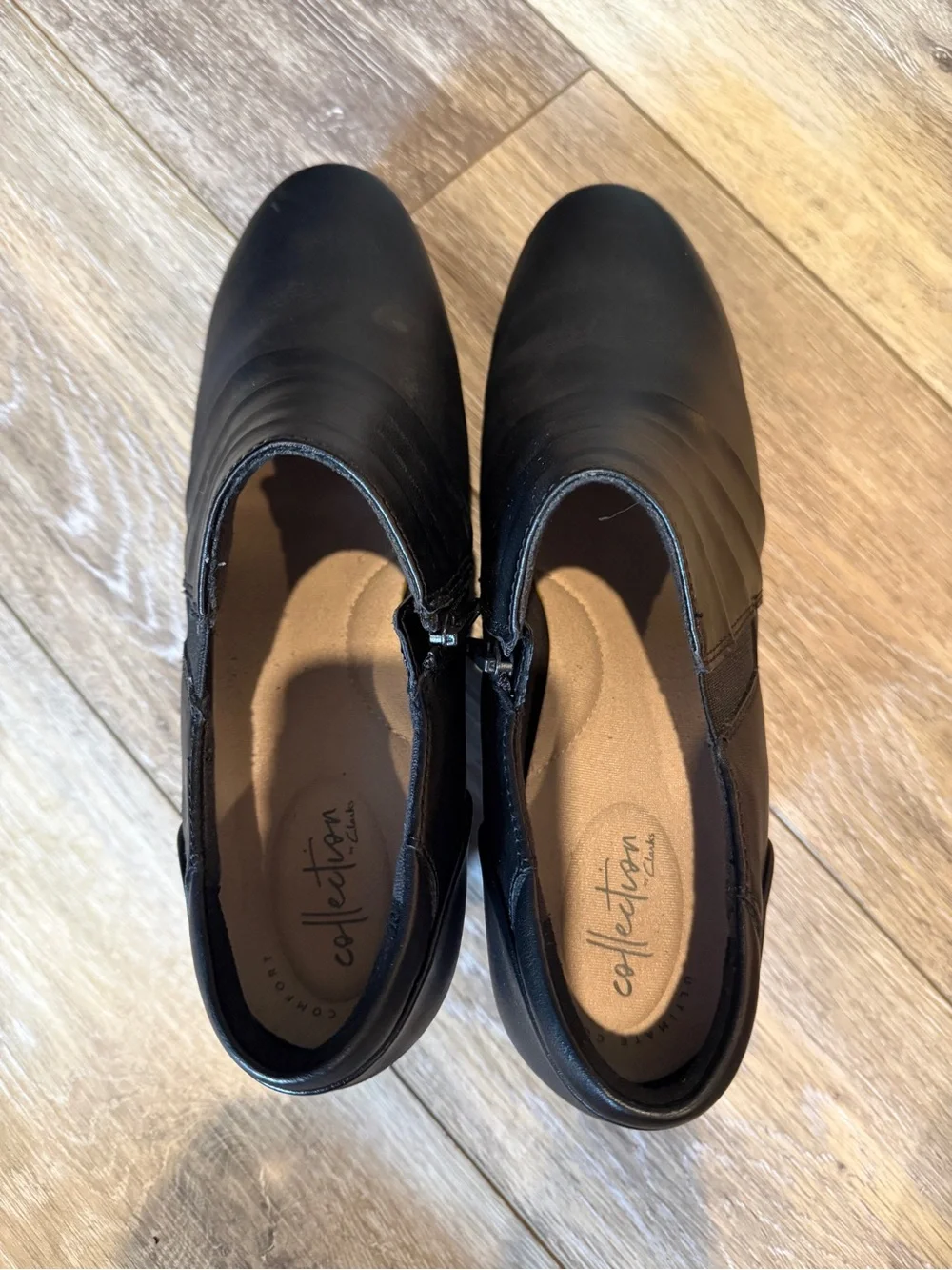 Clarks sleek black